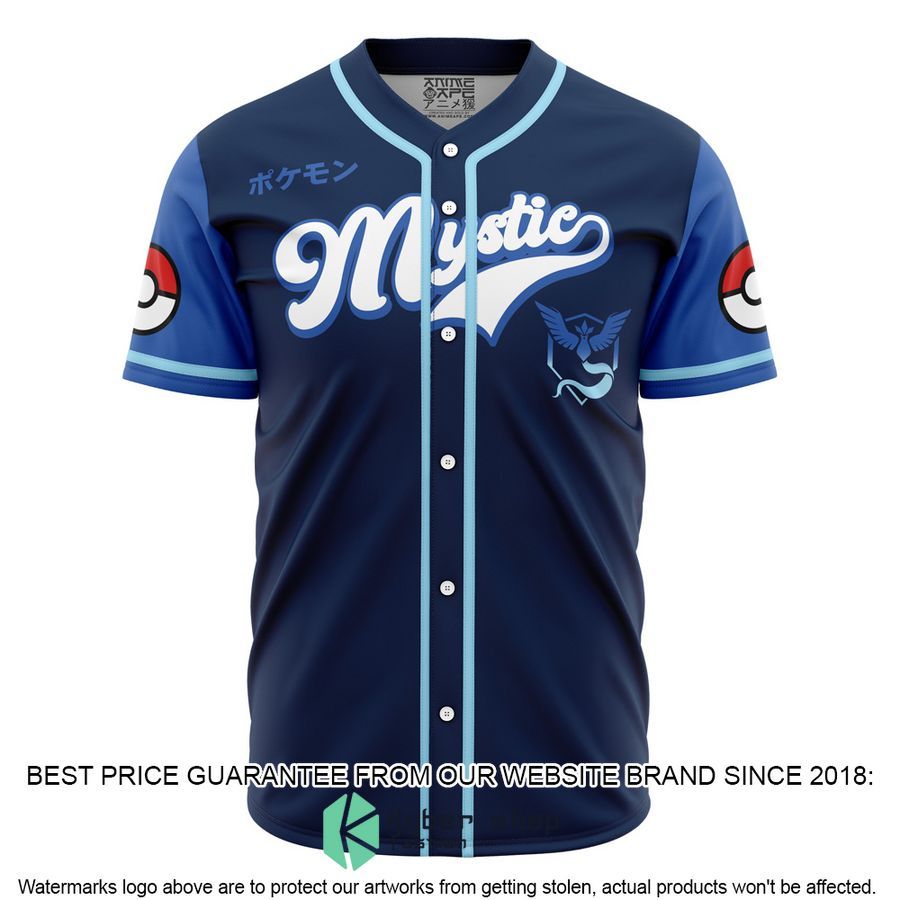 Mystic Pokemon Baseball Jersey word2