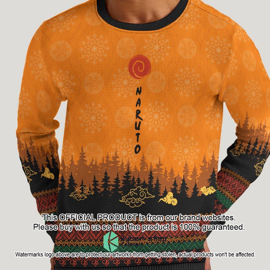 Naruto Kyubi Christmas Sweater word3