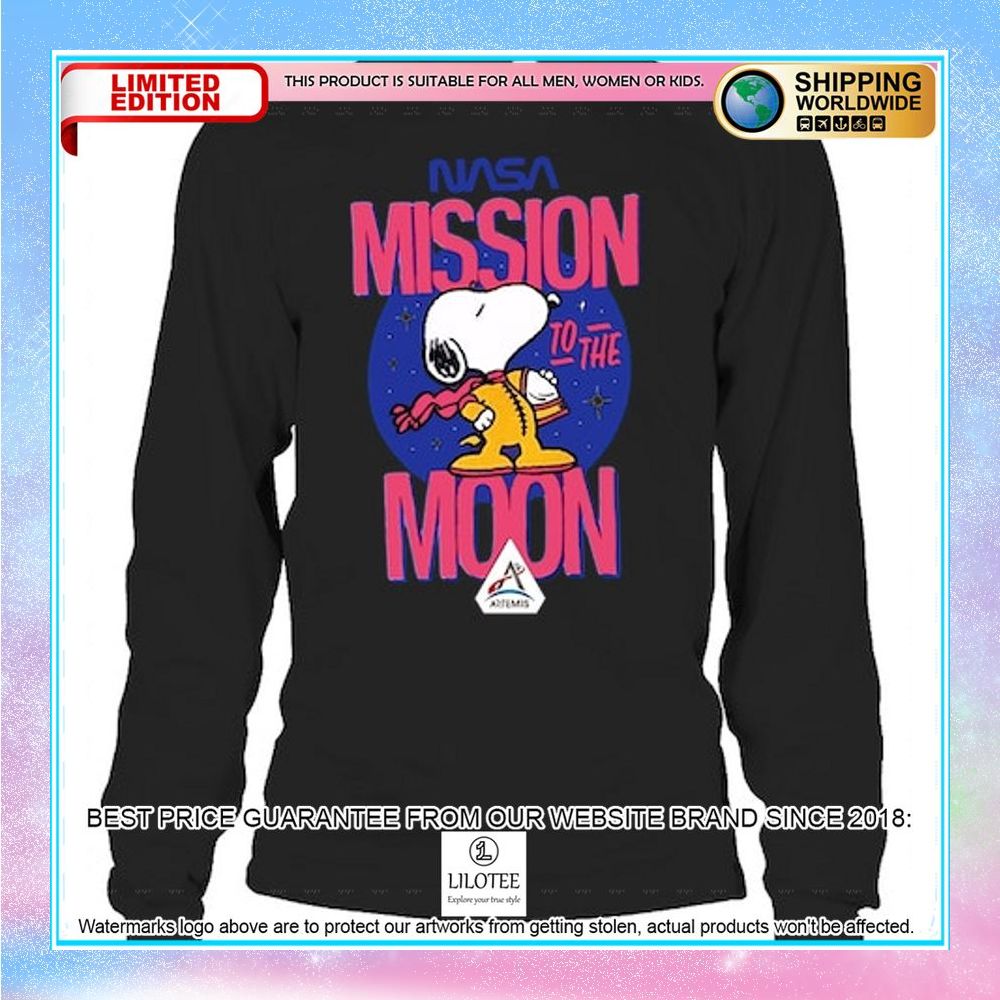 Nasa Mission To The Moon Snoopy 2D Shirt, Hoodie 3 Nasa Mission To The Moon Snoopy 2D Shirt, Hoodie word1