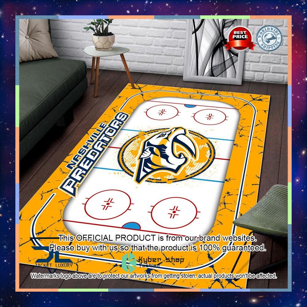 Nashville Predators NHL Rug 5 Nashville Predators NHL Rug word2