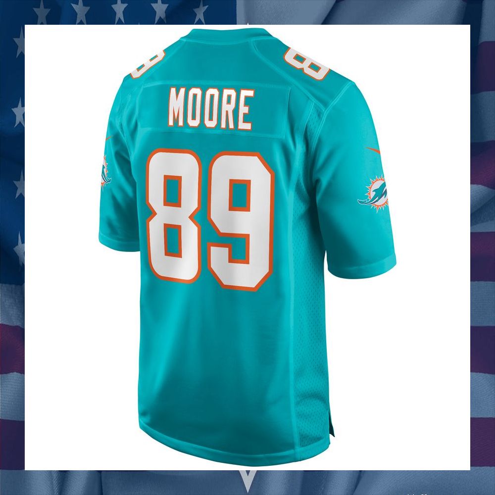 Nat Moore Miami Dolphins Football Retired Aqua Football Jersey 7 Nat Moore Miami Dolphins Football Retired Aqua Football Jersey word2