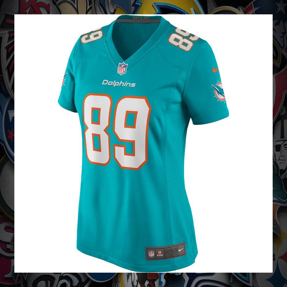 Nat Moore Miami Dolphins Retired Aqua Football Jersey 6 Nat Moore Miami Dolphins Retired Aqua Football Jersey word1