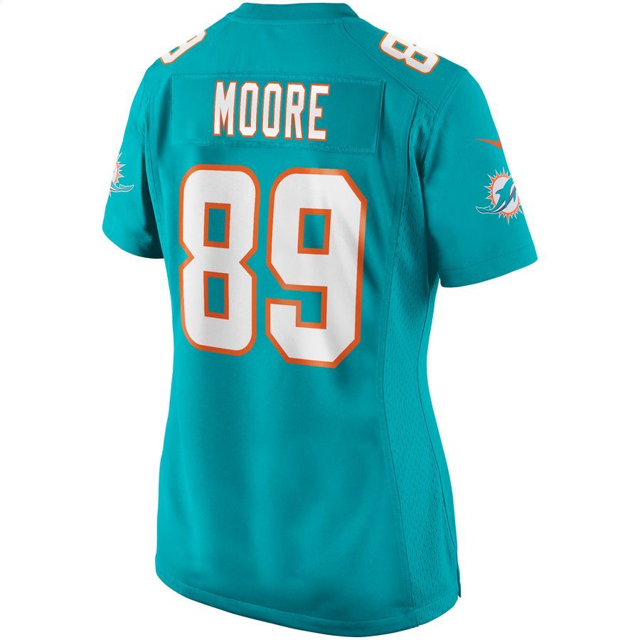 Nat Moore Miami Dolphins Retired Aqua Football Jersey 3 Nat Moore Miami Dolphins Retired Aqua Football Jersey word1