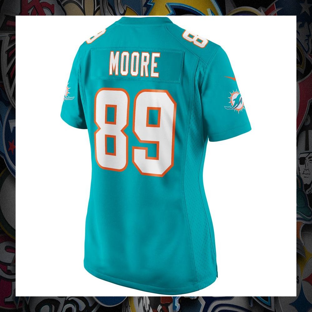 Nat Moore Miami Dolphins Retired Aqua Football Jersey 7 Nat Moore Miami Dolphins Retired Aqua Football Jersey word1
