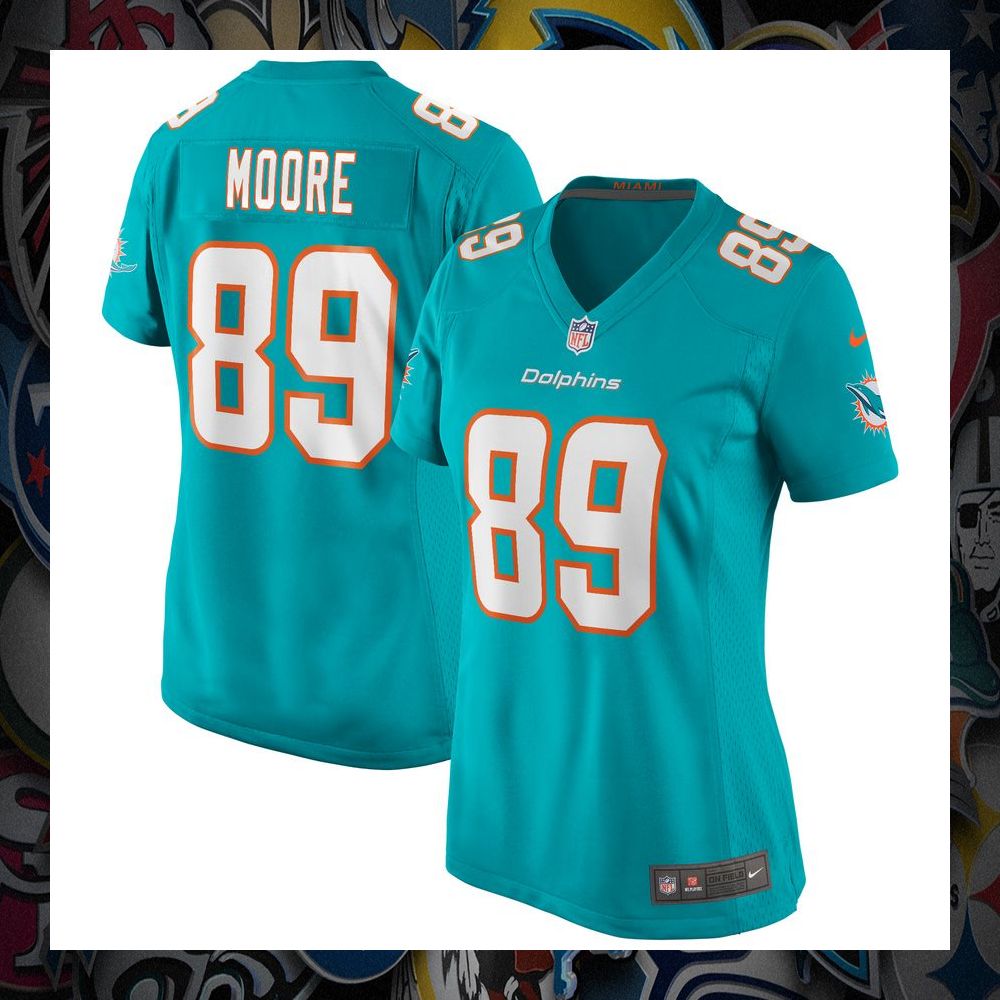 Nat Moore Miami Dolphins Retired Aqua Football Jersey 8 Nat Moore Miami Dolphins Retired Aqua Football Jersey word1