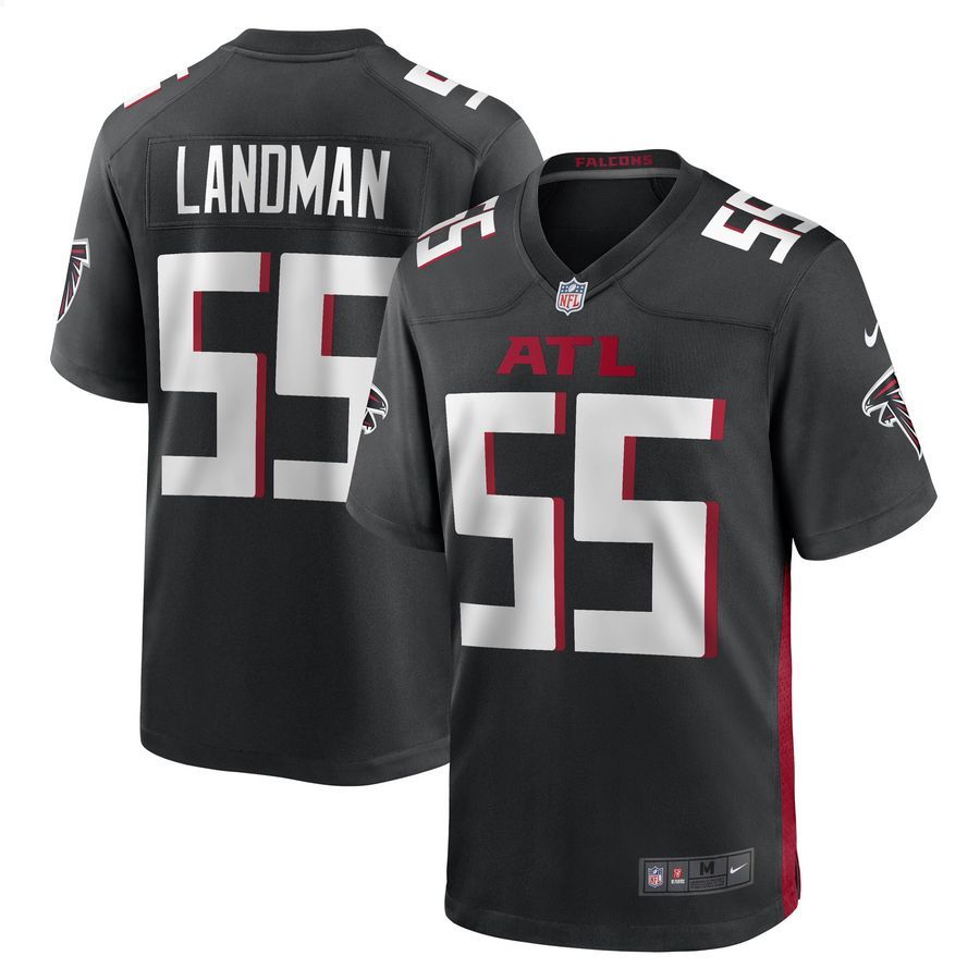 Nate Landman Atlanta Falcons Nike Black Football Jersey
