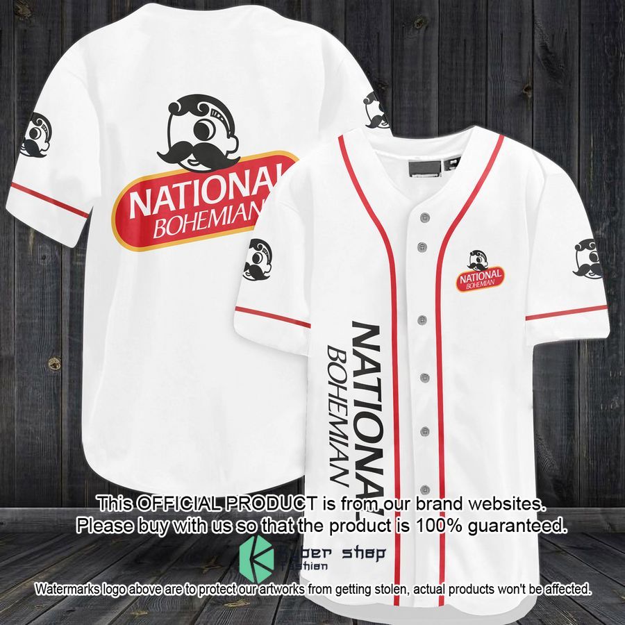 National Bohemian Baseball Jersey word1