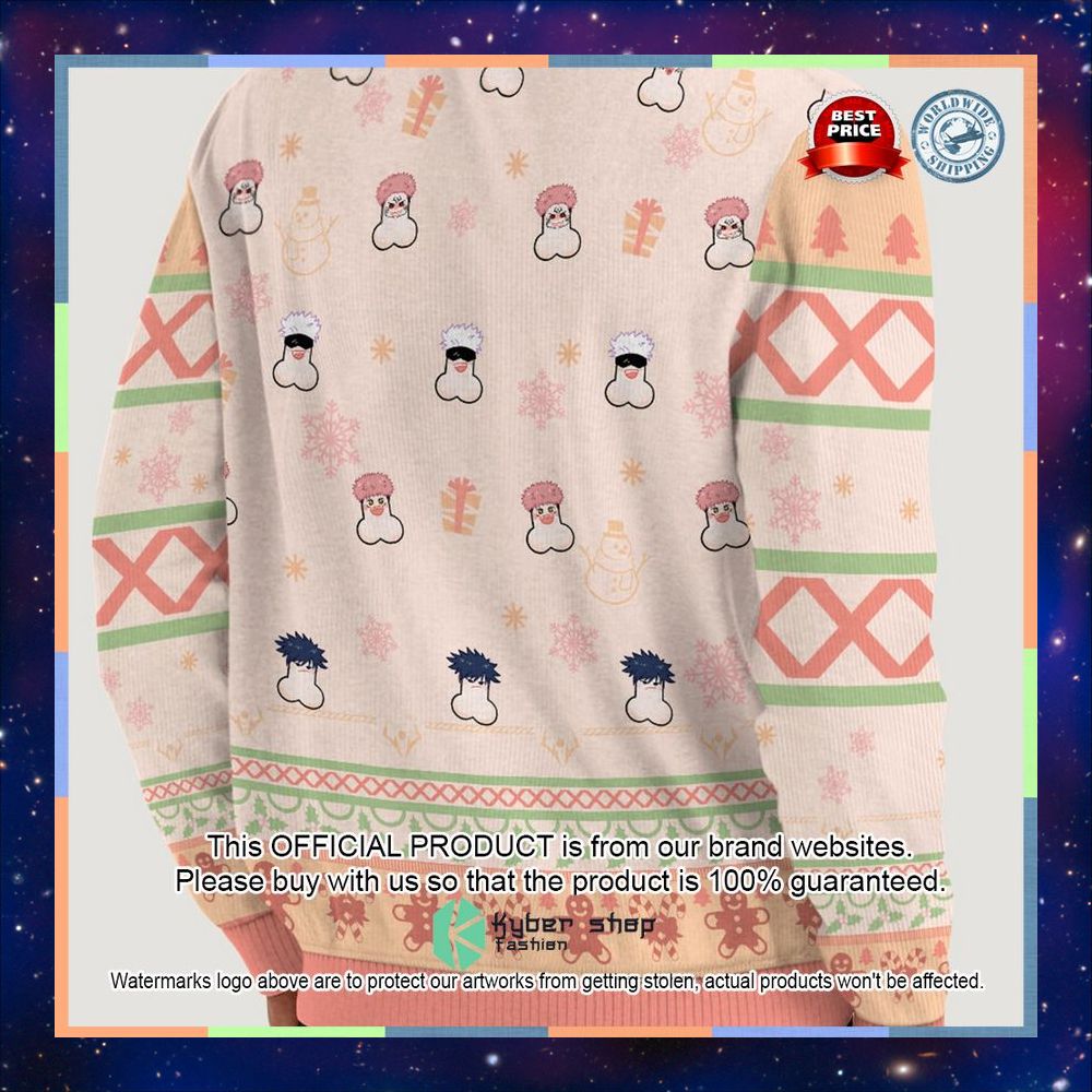 Naughty JJK Christmas Ugly Sweater 6 Naughty JJK Christmas Ugly Sweater word3