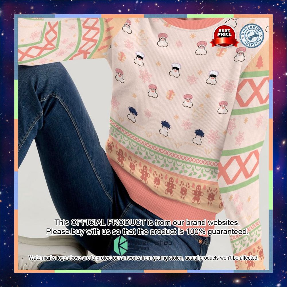 Naughty JJK Christmas Ugly Sweater 7 Naughty JJK Christmas Ugly Sweater word3