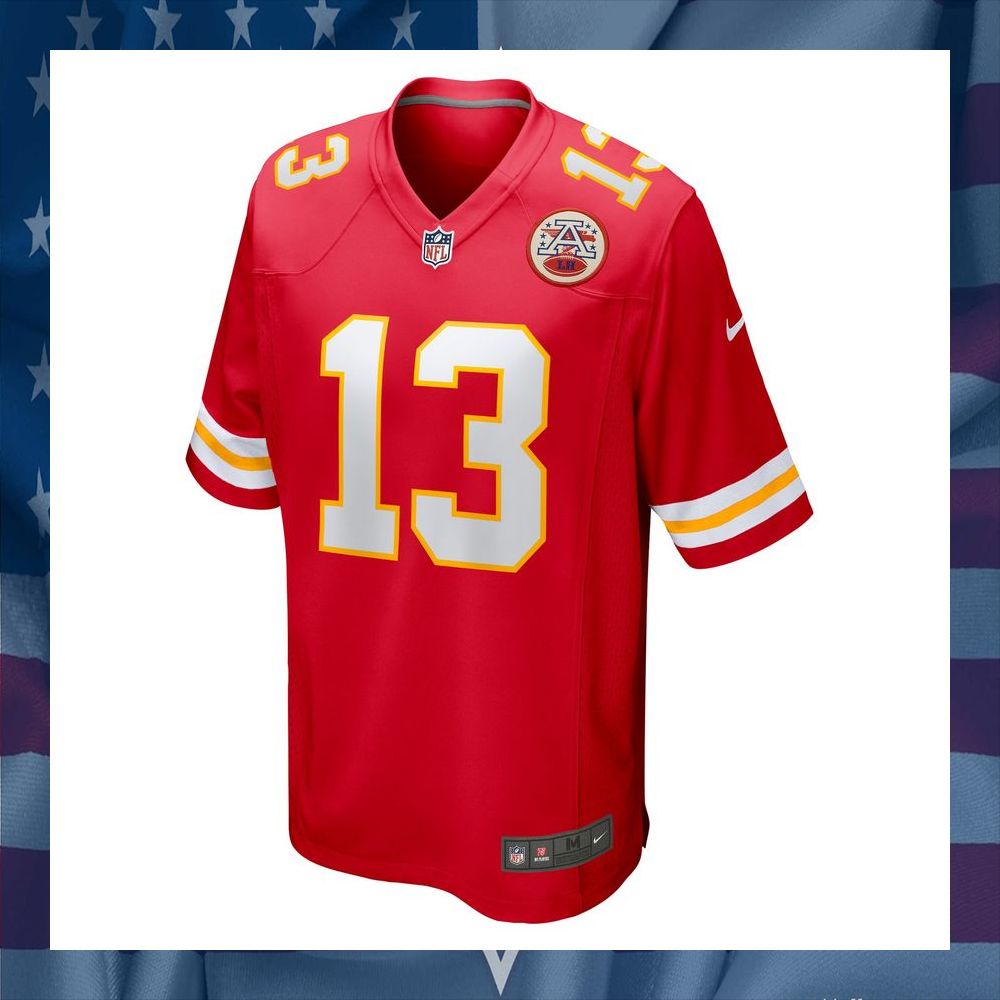 Nazeeh Johnson Kansas City Chiefs Red Football Jersey 6 Nazeeh Johnson Kansas City Chiefs Red Football Jersey word2