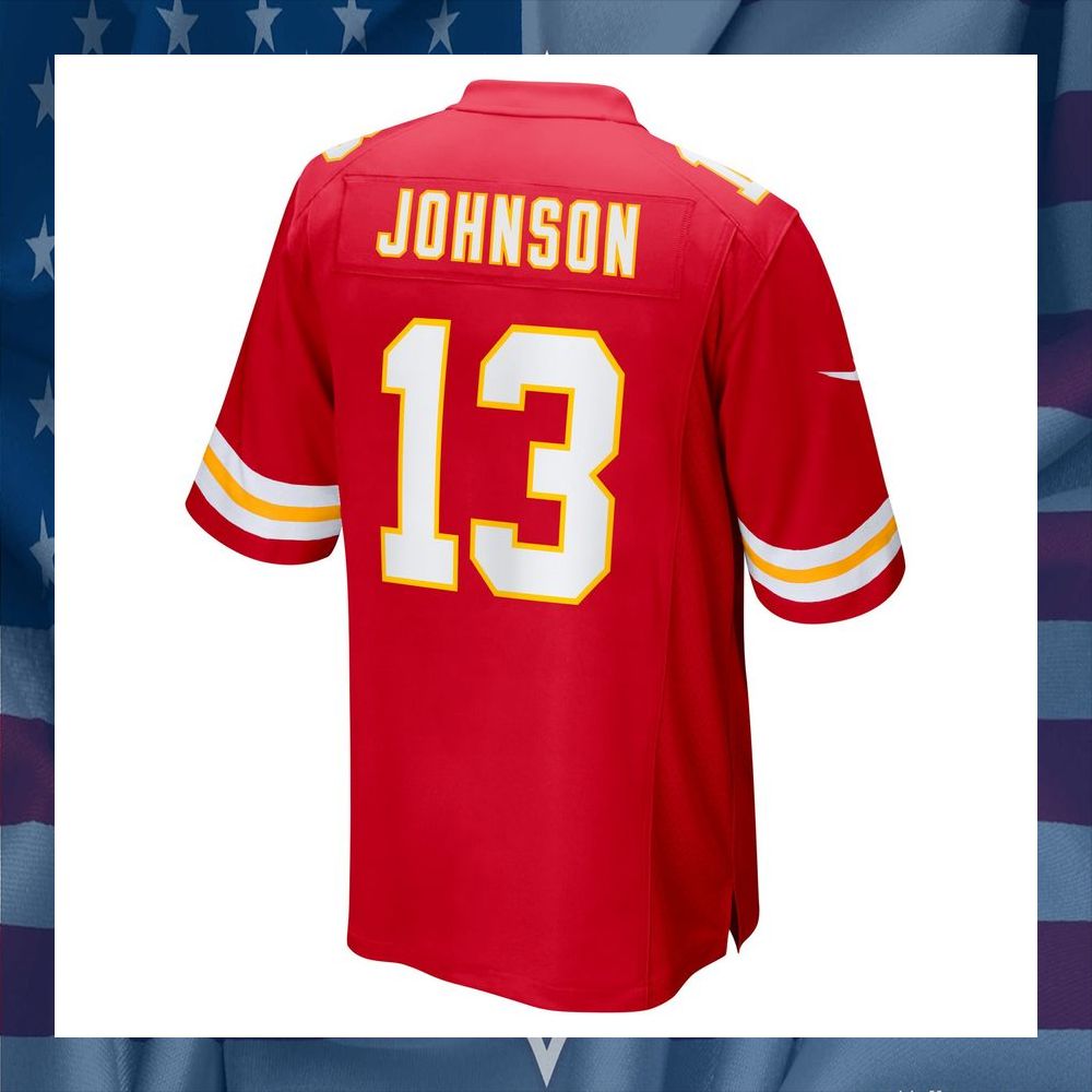 Nazeeh Johnson Kansas City Chiefs Red Football Jersey 7 Nazeeh Johnson Kansas City Chiefs Red Football Jersey word2