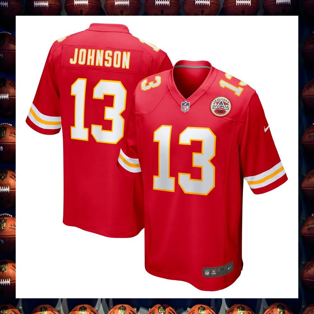 Nazeeh Johnson Kansas City Chiefs Red Football Jersey 4 Nazeeh Johnson Kansas City Chiefs Red Football Jersey word2