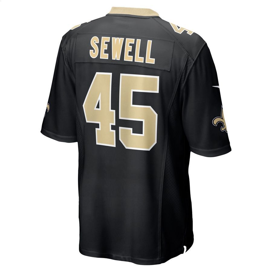 Nephi Sewell New Orleans Saints Black Football Jersey 3 Nephi Sewell New Orleans Saints Black Football Jersey word2
