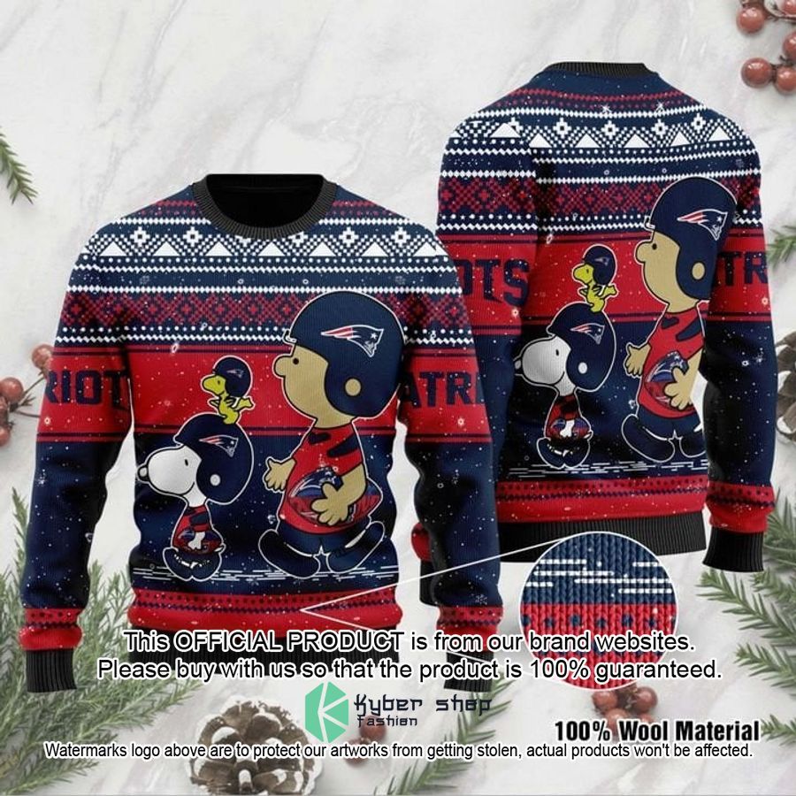 New England Patriots Baby Yoda Christmas Sweater