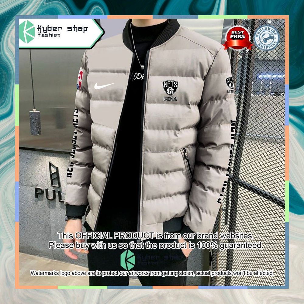 New Jersey Nets NBA Puffer Down Jacket 5 New Jersey Nets NBA Puffer Down Jacket word2
