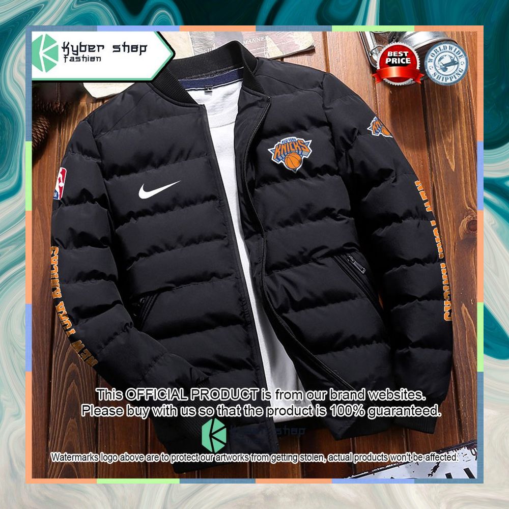 New York Knicks NBA Puffer Down Jacket 6 New York Knicks NBA Puffer Down Jacket word3