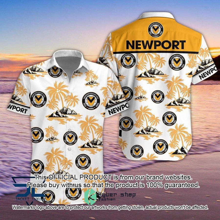 Newport County Hawaiian Shirt, Short