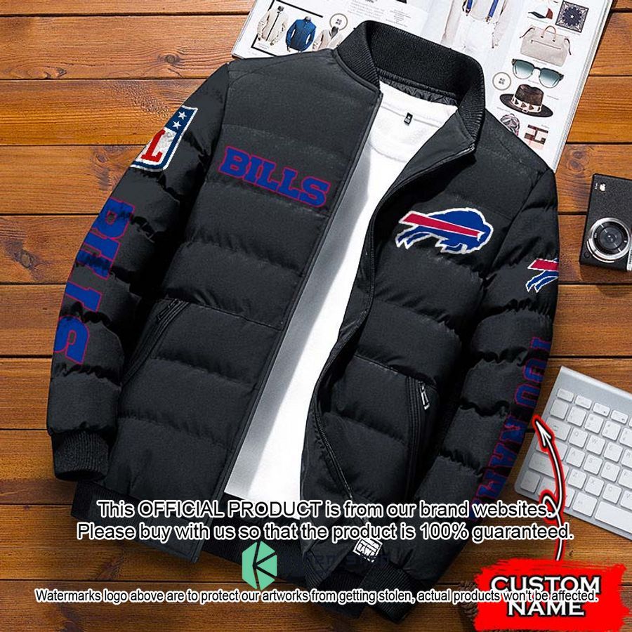 NFL Buffalo Bills Custom Name Puffer Down Jacket word2