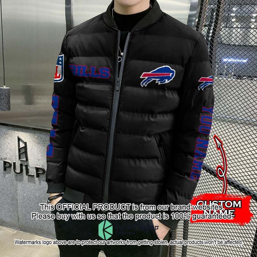 NFL Buffalo Bills Custom Name Puffer Down Jacket 3 NFL Buffalo Bills Custom Name Puffer Down Jacket word3