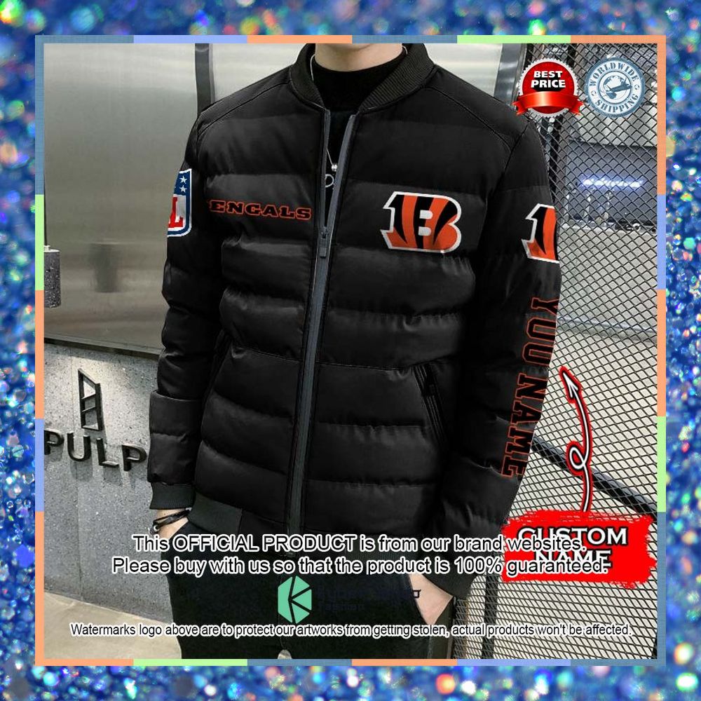 NFL Cincinnati Bengals Custom Name Puffer Down Jacket 8 NFL Cincinnati Bengals Custom Name Puffer Down Jacket word2