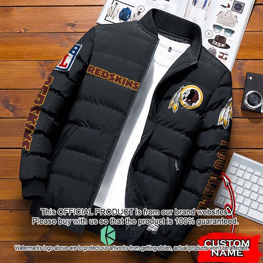 NFL Washington Redskins Custom Name Puffer Down Jacket