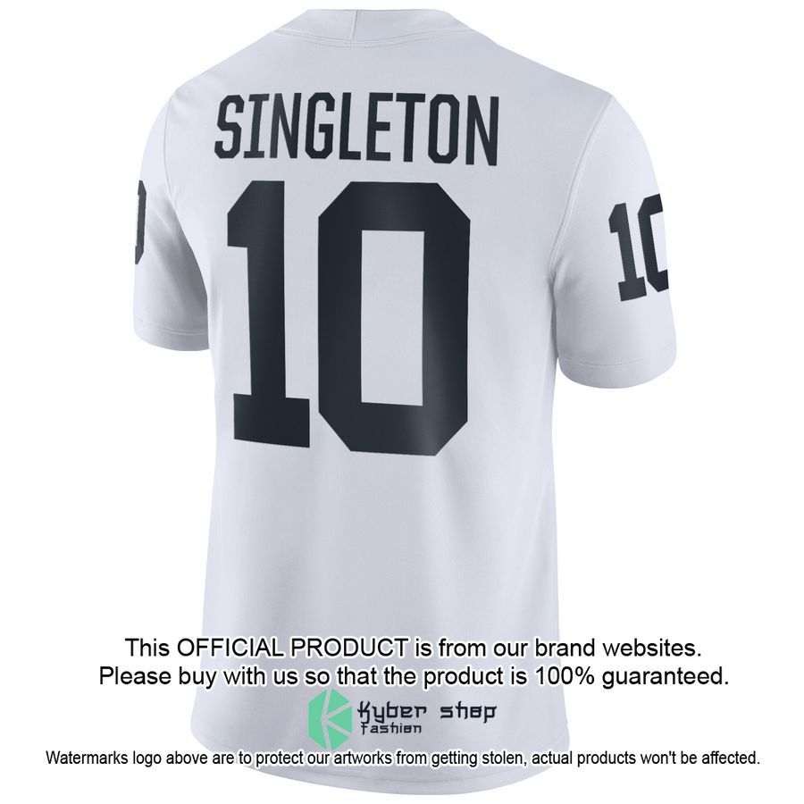 Nicholas Singleton Penn State Nittany Lions NIL Replica Football White Football Jersey 3 Nicholas Singleton Penn State Nittany Lions NIL Replica Football White Football Jersey word2