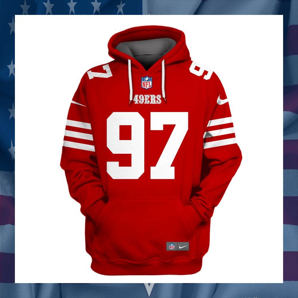 Nick Bosa White San Francisco 49ers Hoodie, Shirt 11 Nick Bosa White San Francisco 49ers Hoodie, Shirt word3