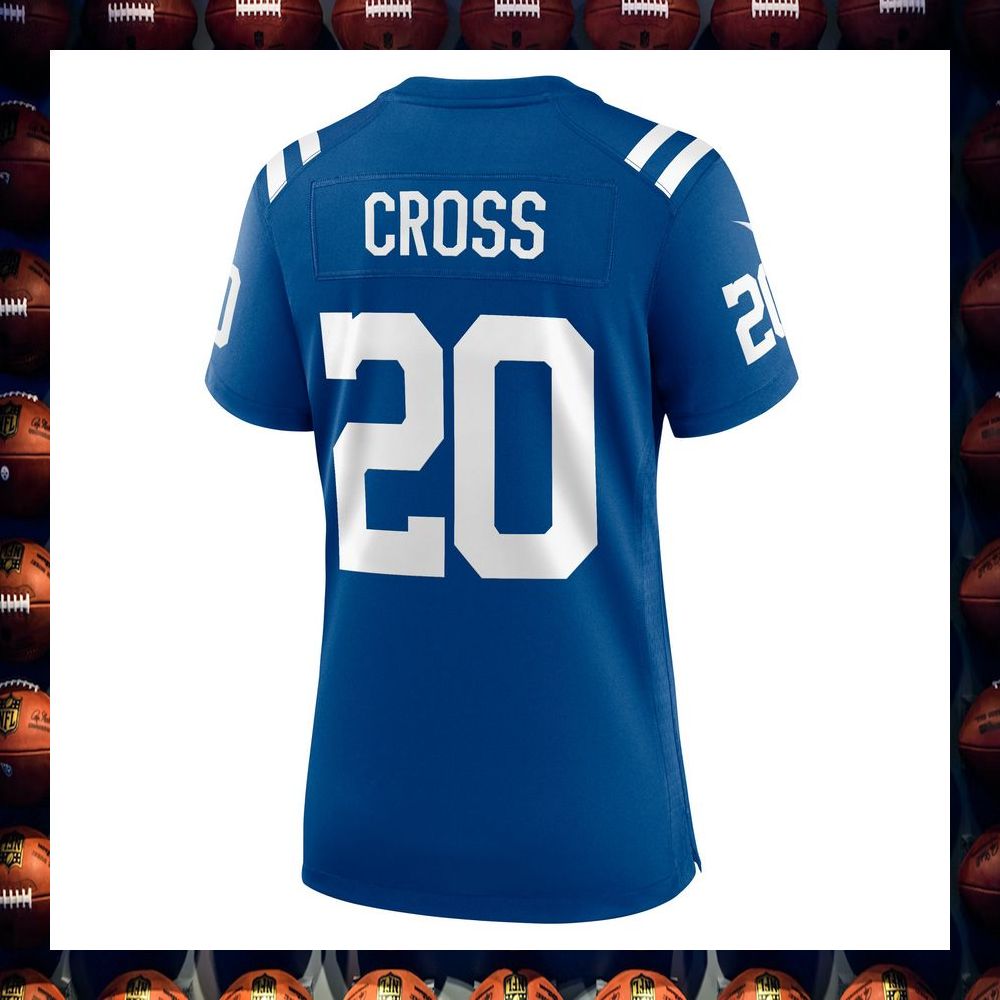 Nick Cross Indianapolis Colts Women's Royal Football Jersey 3 Nick Cross Indianapolis Colts Women's Royal Football Jersey word3