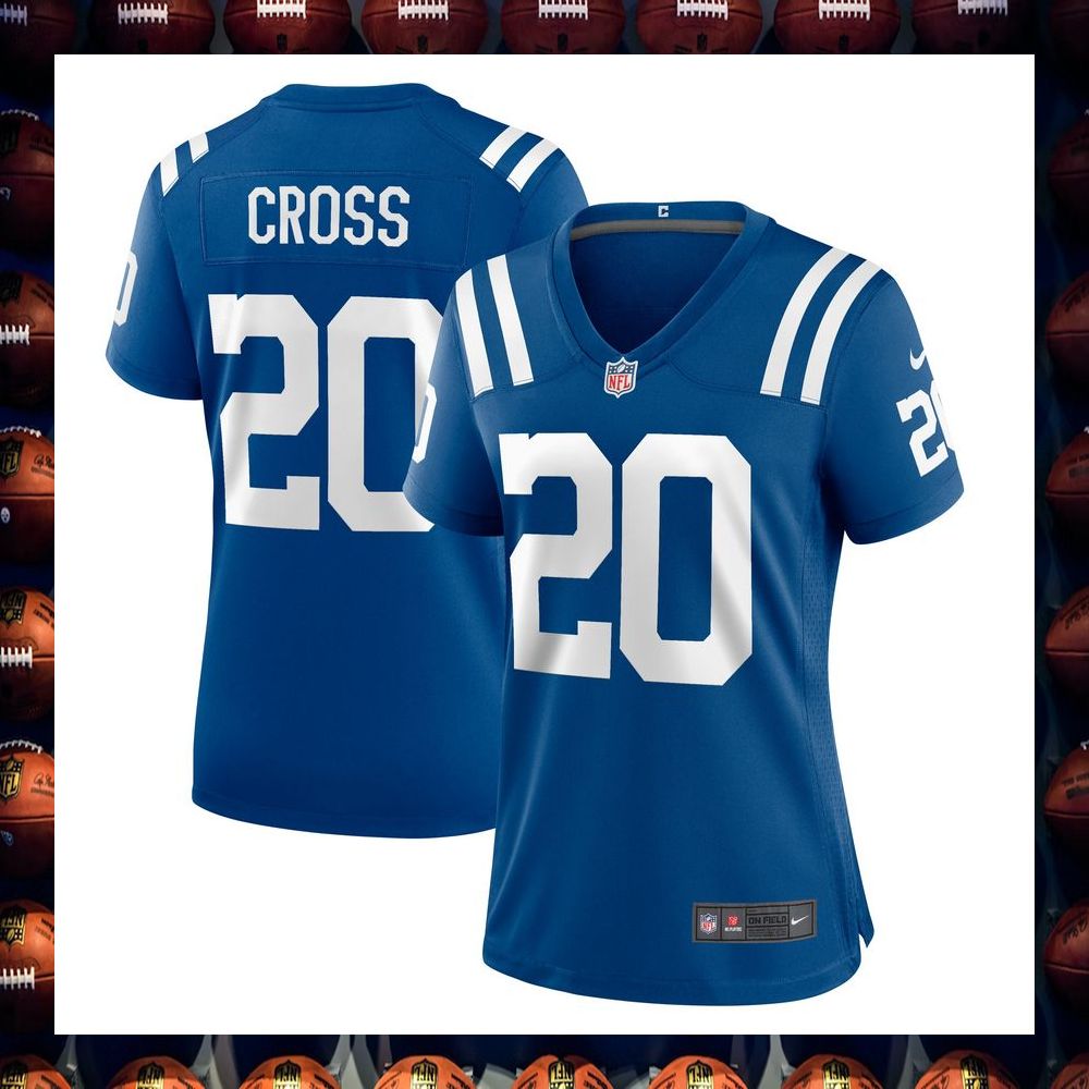 Nick Cross Indianapolis Colts Women's Royal Football Jersey 4 Nick Cross Indianapolis Colts Women's Royal Football Jersey word3