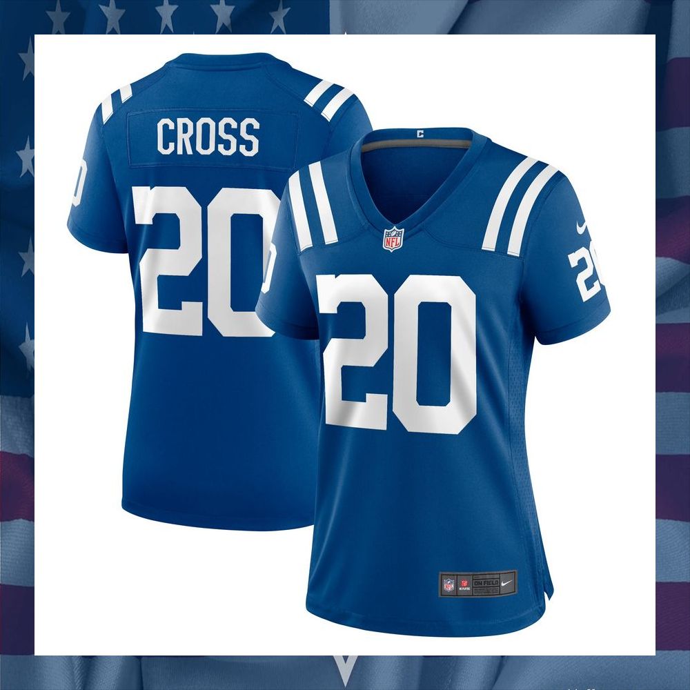 Nick Cross Indianapolis Colts Women's Royal Football Jersey 8 Nick Cross Indianapolis Colts Women's Royal Football Jersey word3