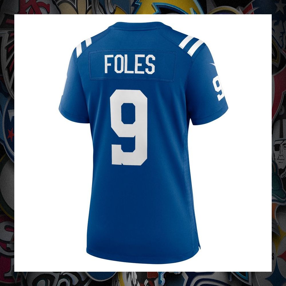 Nick Foles Indianapolis Colts Royal Football Jersey 7 Nick Foles Indianapolis Colts Royal Football Jersey word3