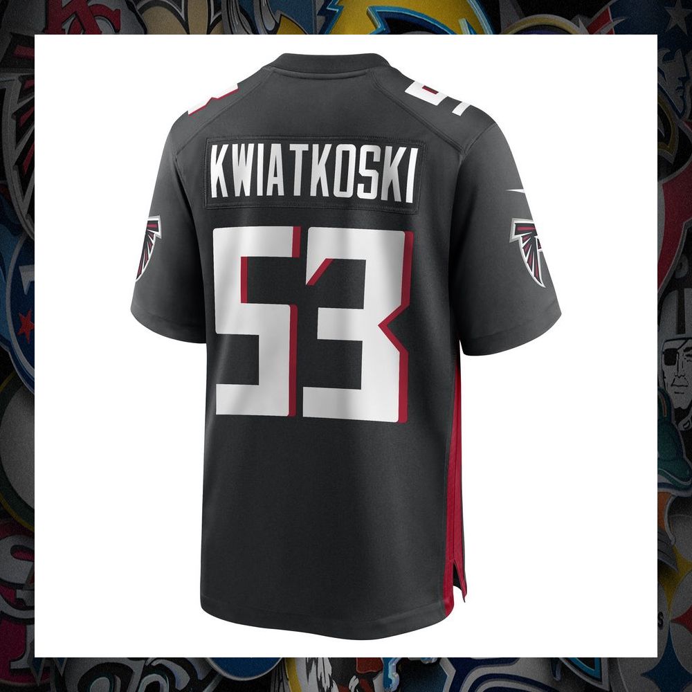 Nick Kwiatkoski Atlanta Falcons Nike Black Football Jersey 7 Nick Kwiatkoski Atlanta Falcons Nike Black Football Jersey word2