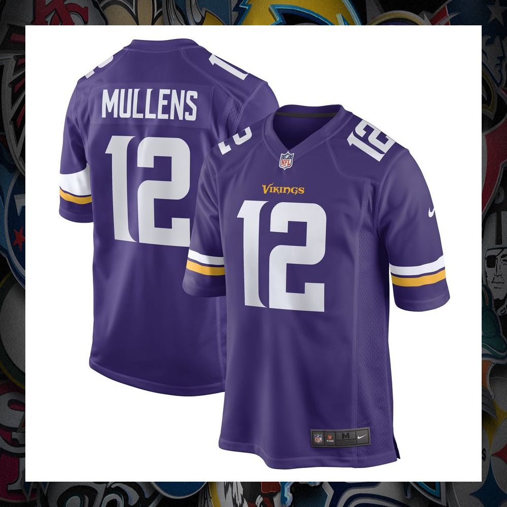 Nick Mullens Minnesota Vikings Purple Football Jersey 8 Nick Mullens Minnesota Vikings Purple Football Jersey word3