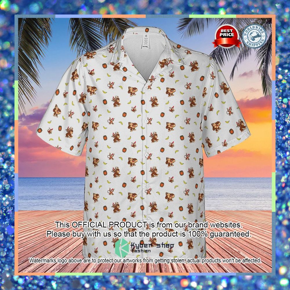Nintendo Donkey Kong Characters Pattern Hawaiian Shirt 6 Nintendo Donkey Kong Characters Pattern Hawaiian Shirt word1