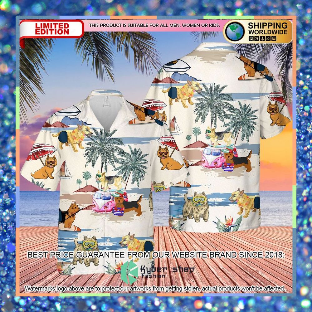 Norwich Terrier Summer Beach Hawaiian Shirt 6 Norwich Terrier Summer Beach Hawaiian Shirt word2