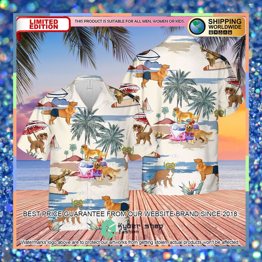 Nova Scotia Duck Tolling Retriever Summer Beach Hawaiian Shirt 6 Nova Scotia Duck Tolling Retriever Summer Beach Hawaiian Shirt word1