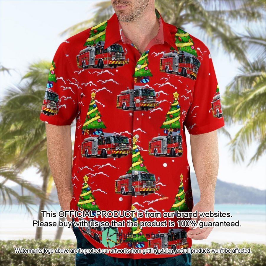 Ocala Fire Rescue Ocala Florida Christmas Hawaiian Shirt 3 Ocala Fire Rescue Ocala Florida Christmas Hawaiian Shirt word3