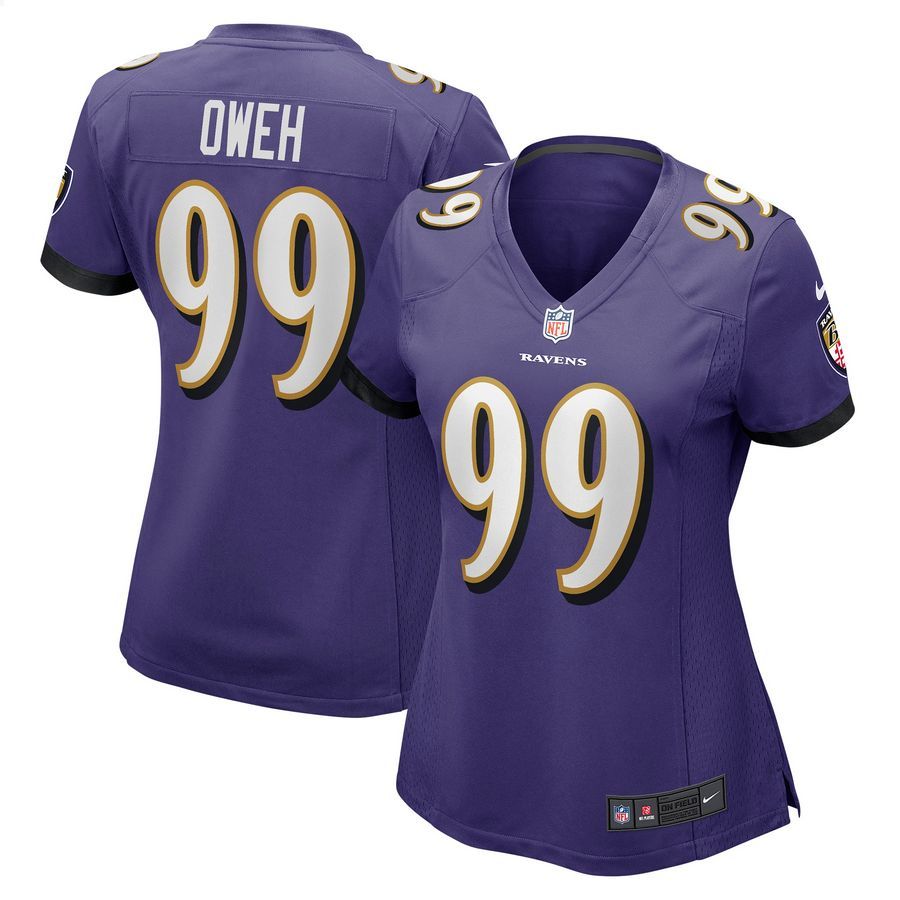 Odafe Oweh Baltimore Ravens Purple Football Jersey