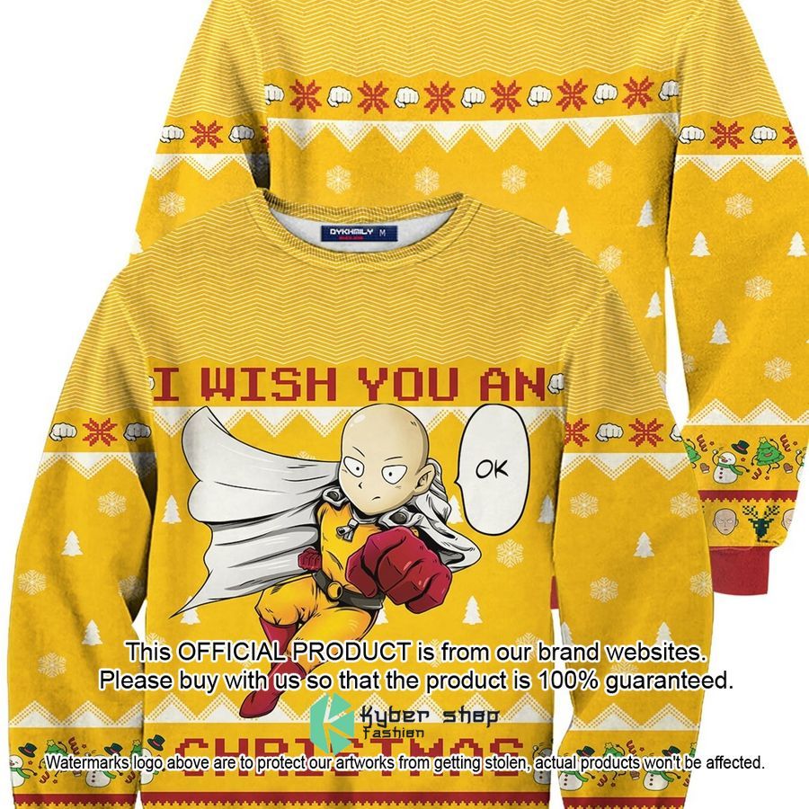 Ok Christmas Ugly Sweater word1
