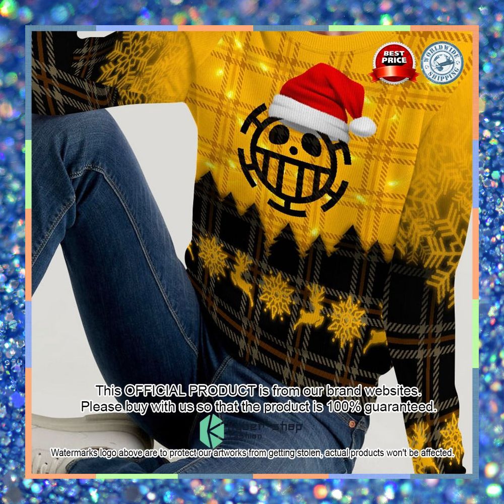 One Piece Trafalgar Law Christmas Sweater 7 One Piece Trafalgar Law Christmas Sweater word2