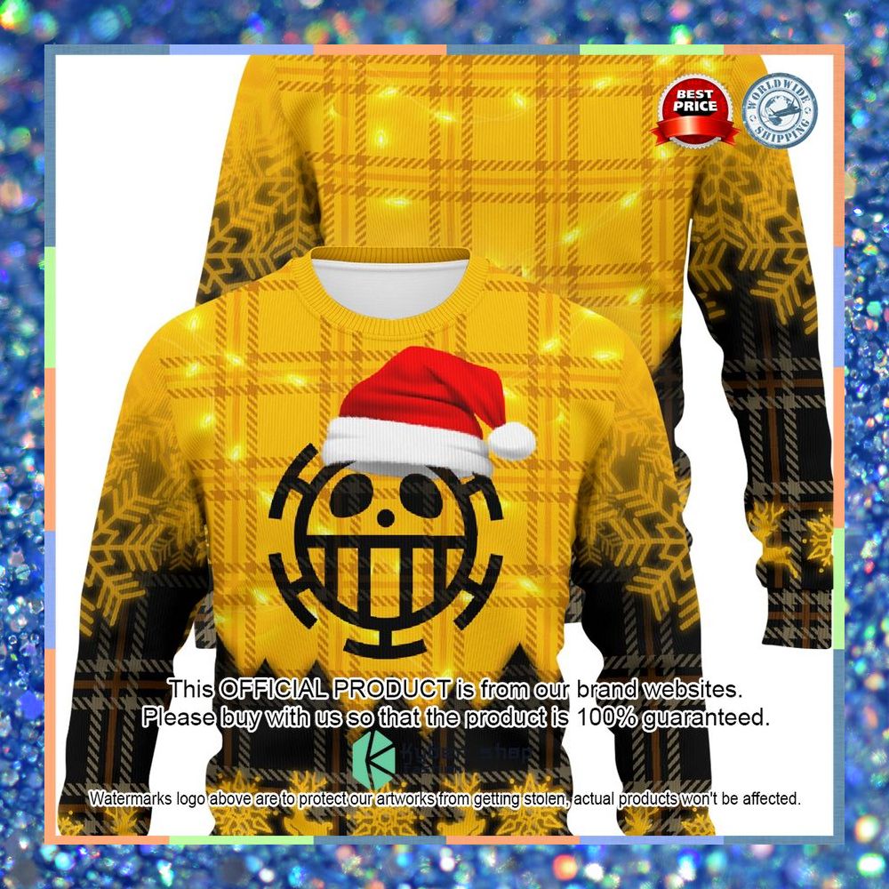 One Piece Trafalgar Law Christmas Sweater 10 One Piece Trafalgar Law Christmas Sweater word2