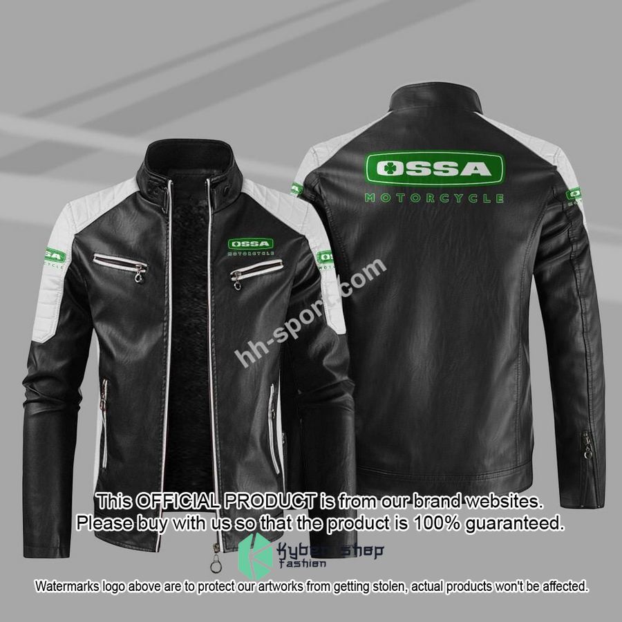 OSSA Motorcycle Motor Leather Jacket