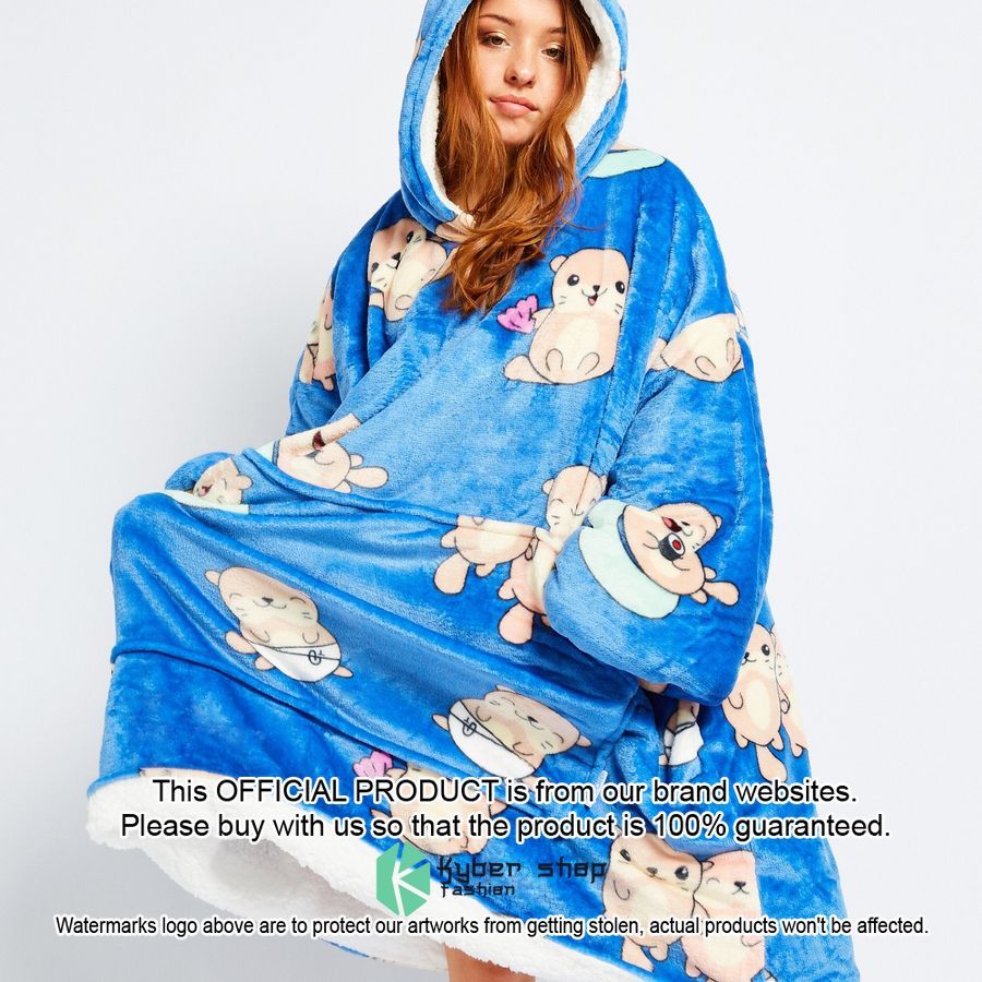 Otter Oodie Blanket Hoodie 3 Otter Oodie Blanket Hoodie word1
