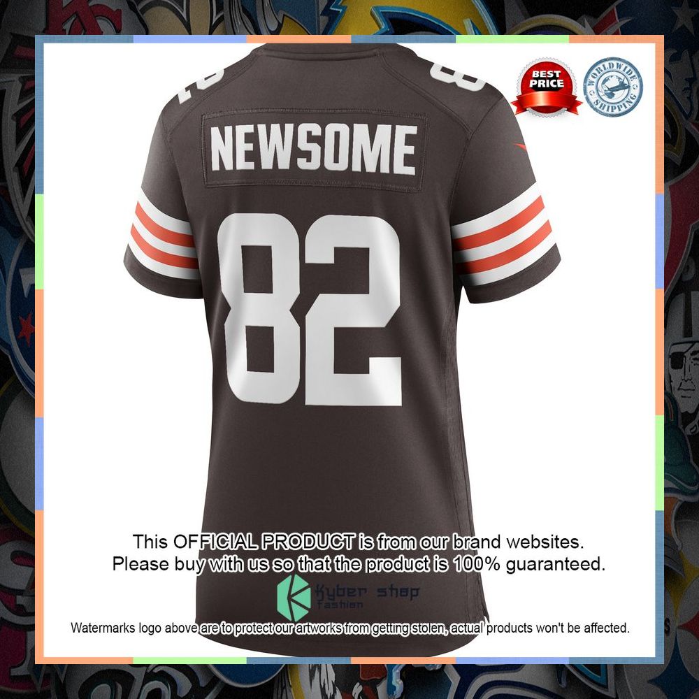 Ozzie Newsome Cleveland Browns Women's Football Retired Brown Football Jersey 7 Ozzie Newsome Cleveland Browns Women's Football Retired Brown Football Jersey word3