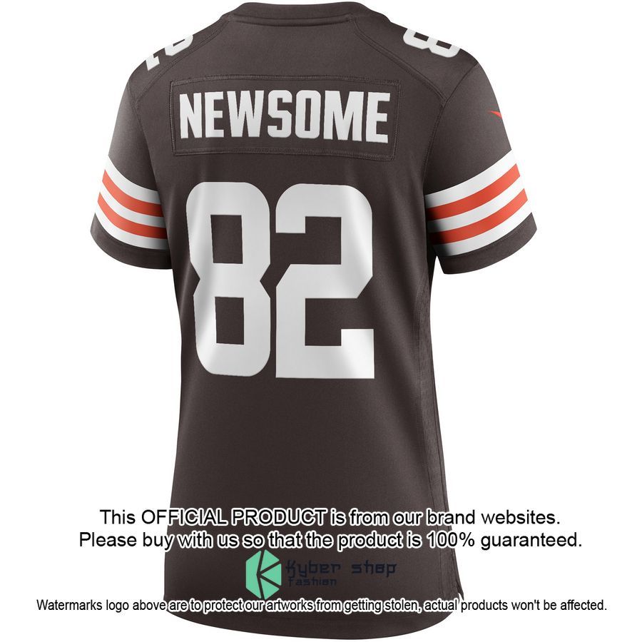 Ozzie Newsome Cleveland Browns Women's Football Retired Brown Football Jersey 3 Ozzie Newsome Cleveland Browns Women's Football Retired Brown Football Jersey word3