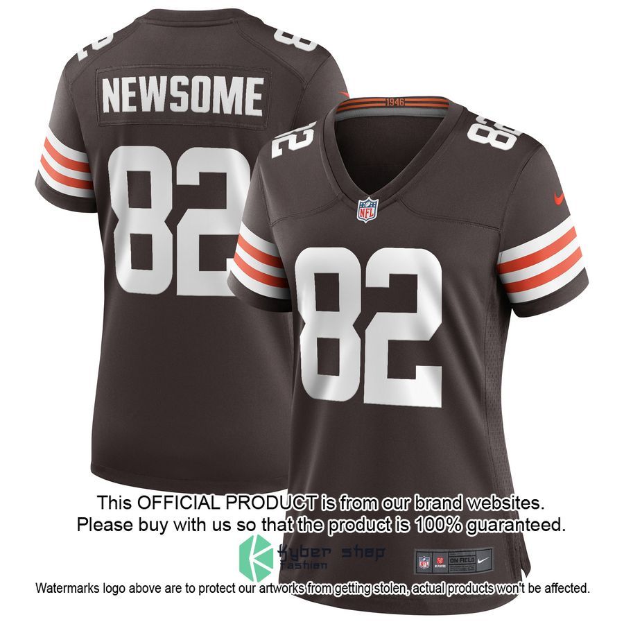 Ozzie Newsome Cleveland Browns Women's Football Retired Brown Football Jersey 4 Ozzie Newsome Cleveland Browns Women's Football Retired Brown Football Jersey word3