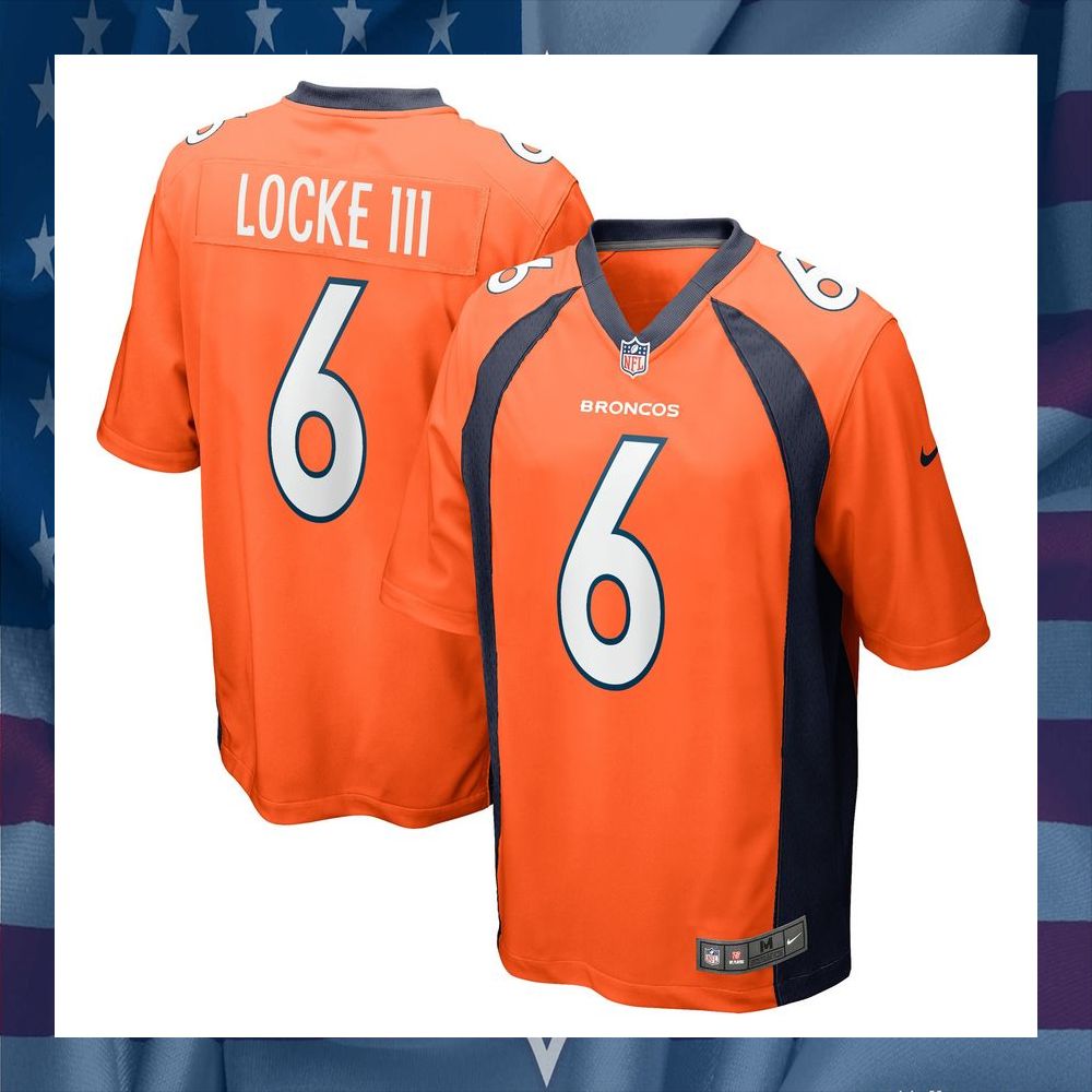P.J. Locke Denver Broncos Orange Football Jersey 5 P.J. Locke Denver Broncos Orange Football Jersey word1