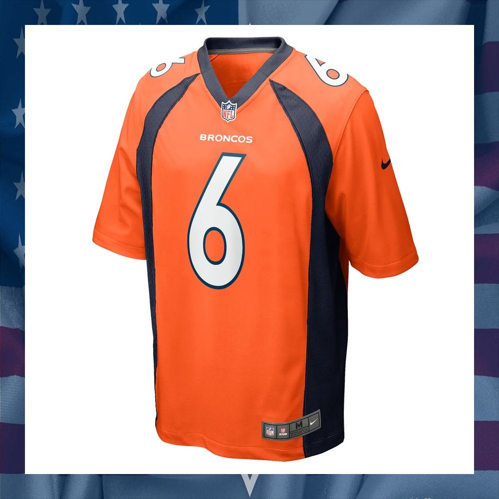 P.J. Locke Denver Broncos Orange Football Jersey 6 P.J. Locke Denver Broncos Orange Football Jersey word1