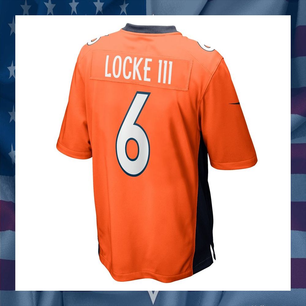 P.J. Locke Denver Broncos Orange Football Jersey 7 P.J. Locke Denver Broncos Orange Football Jersey word1