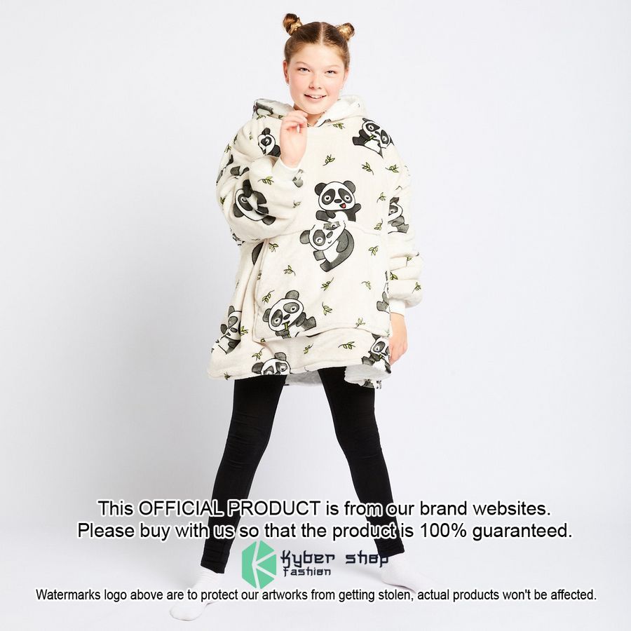 Panda Kids Oodie Blanket Hoodie